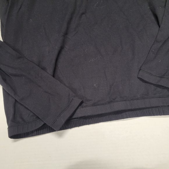 Lululemon Healthy Heart Pullover Cowl Neck Long Sleeve Sweater Top Size 4 Black - Picture 3 of 6